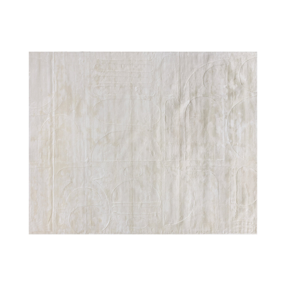 Caruso Hand Loomed Rug - Cream / Ivory - 8' X 10'