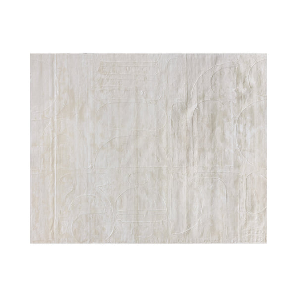 Caruso Hand Loomed Rug - Cream / Ivory - 8' X 10'