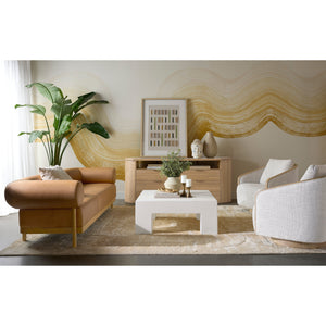 Caruso Hand Loomed Rug - Cream / Ivory - 9' X 12'