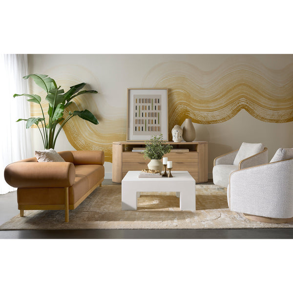 Caruso Hand Loomed Rug - Cream / Ivory - 9' X 12'