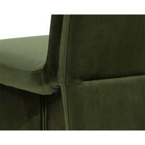 Cascata Dining Chair - Moss Green