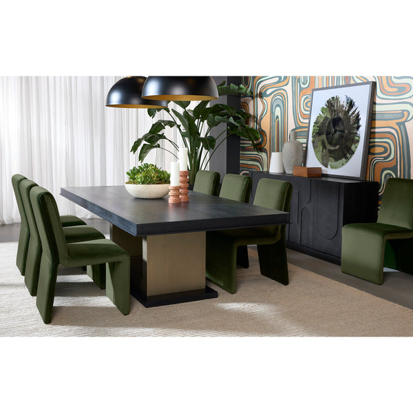 Cascata Dining Chair - Moss Green