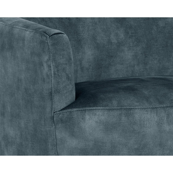 Casey Swivel Lounge Chair - Nono Petrol