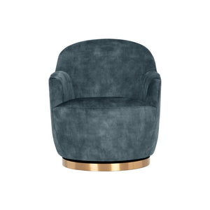 Casey Swivel Lounge Chair - Nono Petrol