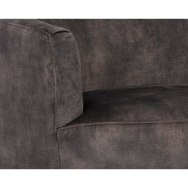 Casey Swivel Lounge Chair - Nono Shitake