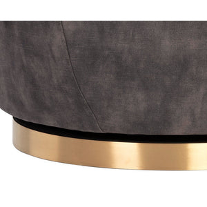 Casey Swivel Lounge Chair - Nono Shitake