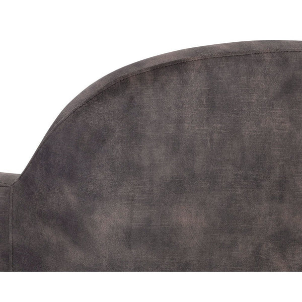 Casey Swivel Lounge Chair - Nono Shitake