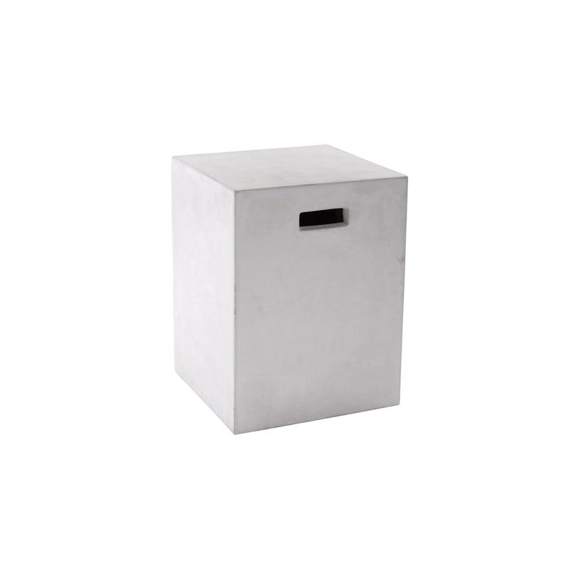 Castor End Table - White