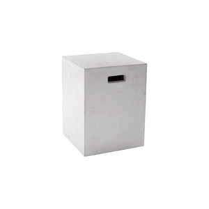 Castor End Table - White