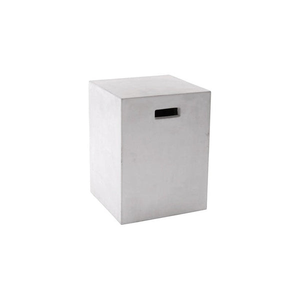 Castor End Table - White