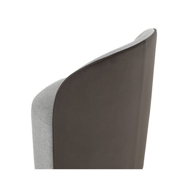 Cavoli Swivel Dining Chair - Belfast Heather Grey / Meg Ash