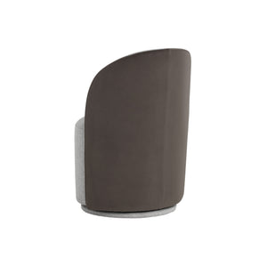 Cavoli Swivel Dining Chair - Belfast Heather Grey / Meg Ash