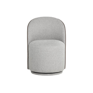 Cavoli Swivel Dining Chair - Belfast Heather Grey / Meg Ash