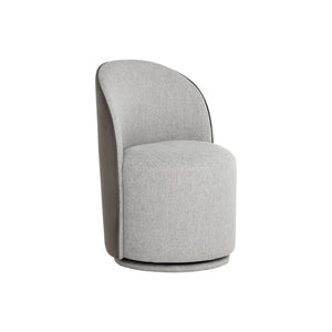Cavoli Swivel Dining Chair - Belfast Heather Grey / Meg Ash