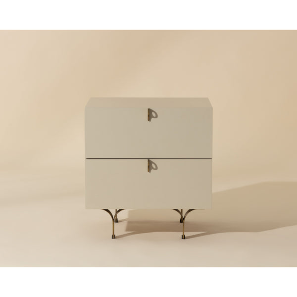 Celine Nightstand Small - Cream