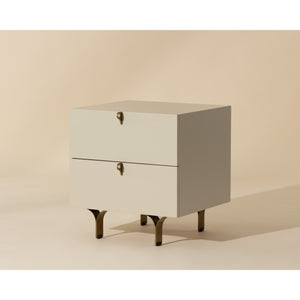 Celine Nightstand Small - Cream