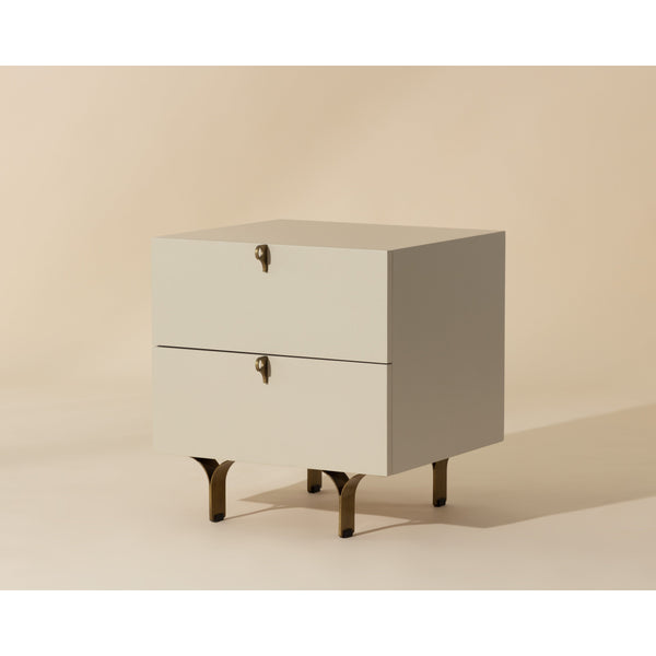 Celine Nightstand Small - Cream