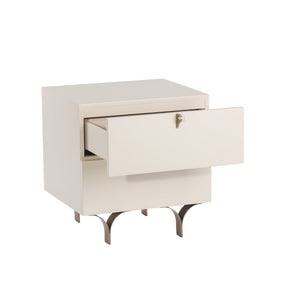 Celine Nightstand Small - Cream