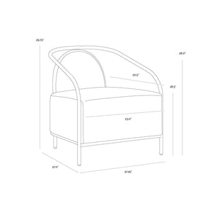 Cicero Lounge Chair - Cantina Black