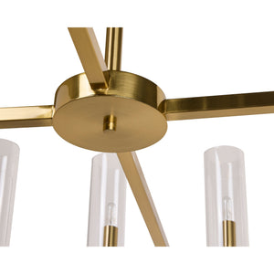Clarabelle Chandelier Large - Brass