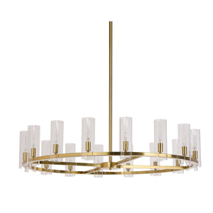 Clarabelle Chandelier Large - Brass