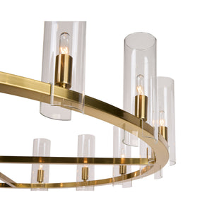 Clarabelle Chandelier Large - Brass