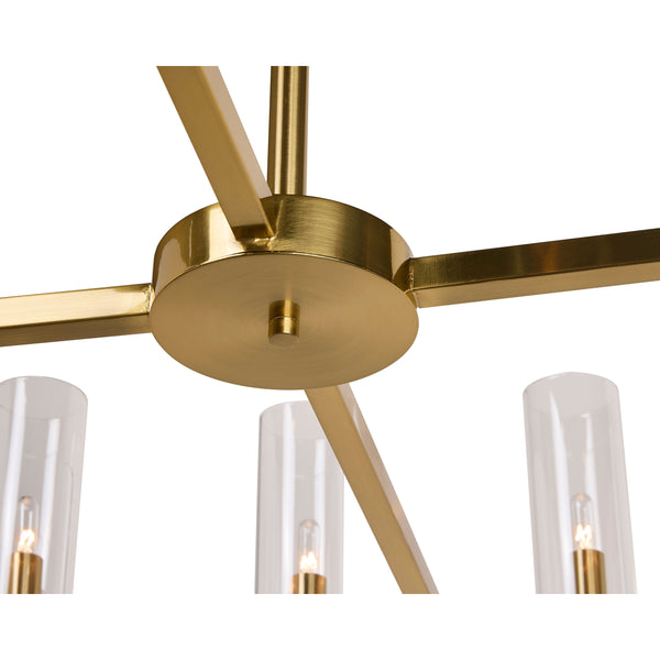 Clarabelle Chandelier Large - Brass
