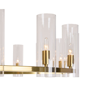 Clarabelle Chandelier Large - Brass