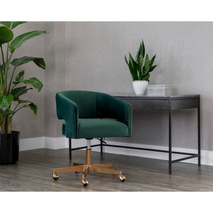 Claren Office Chair - Deep Green Sky