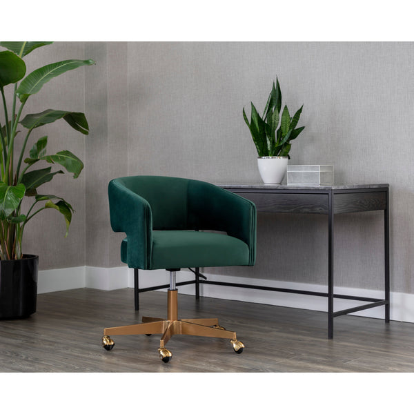 Claren Office Chair - Deep Green Sky