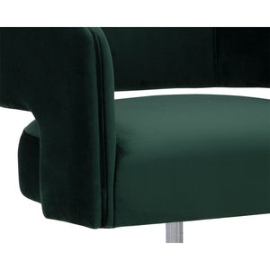 Claren Office Chair - Deep Green Sky