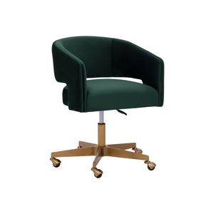Claren Office Chair - Deep Green Sky