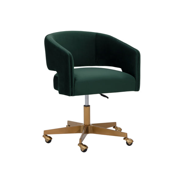 Claren Office Chair - Deep Green Sky