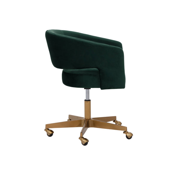 Claren Office Chair - Deep Green Sky