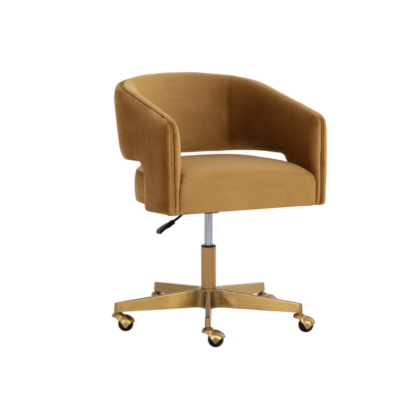 Claren Office Chair - Gold Sky