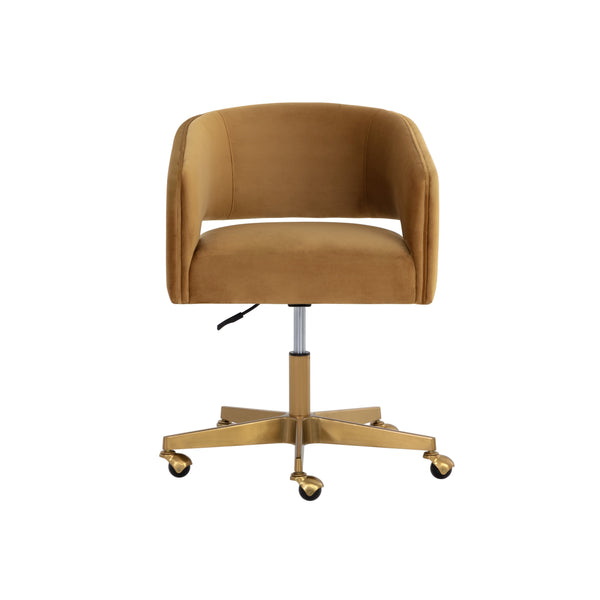 Claren Office Chair - Gold Sky
