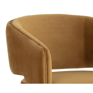 Claren Office Chair - Gold Sky