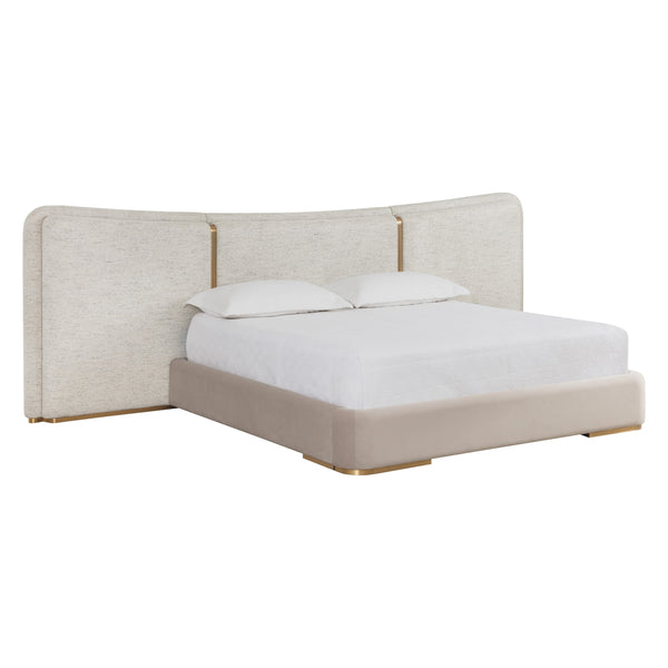 Clarimond Bed King - Hailey Moon / Meg Taupe