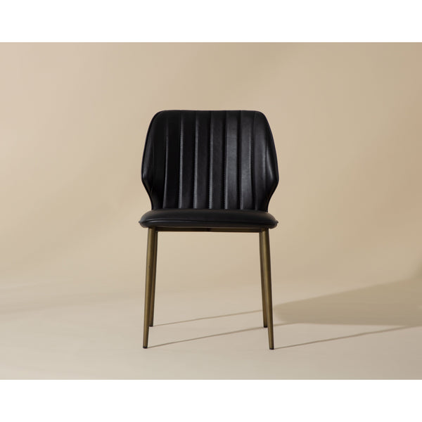 Clinton Dining Chair - Bronze - Bravo Black