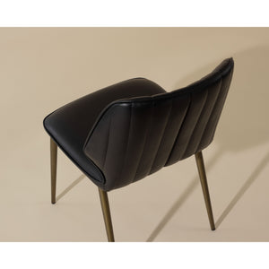 Clinton Dining Chair - Bronze - Bravo Black
