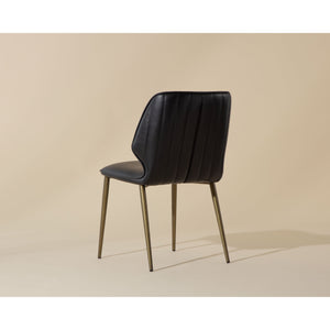 Clinton Dining Chair - Bronze - Bravo Black
