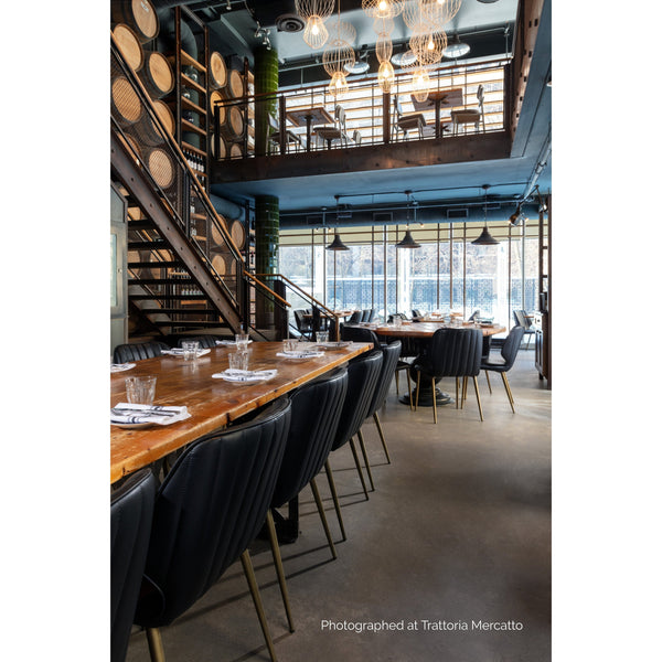 Clinton Dining Chair - Bronze - Bravo Black