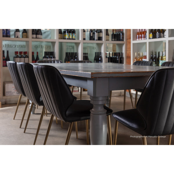 Clinton Dining Chair - Bronze - Bravo Black