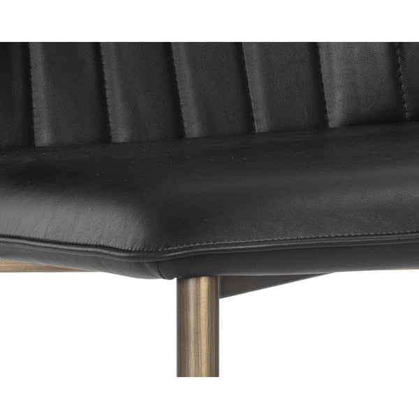 Clinton Dining Chair - Bronze - Bravo Black
