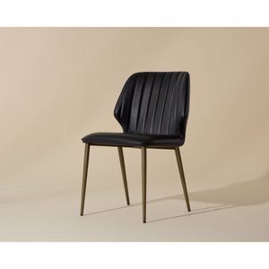 Clinton Dining Chair - Bronze - Bravo Black