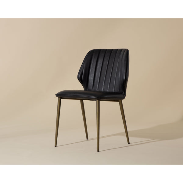 Clinton Dining Chair - Bronze - Bravo Black