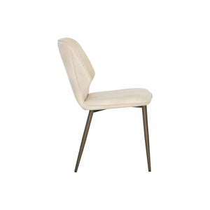 Clinton Dining Chair - Bronze - Bravo Cream