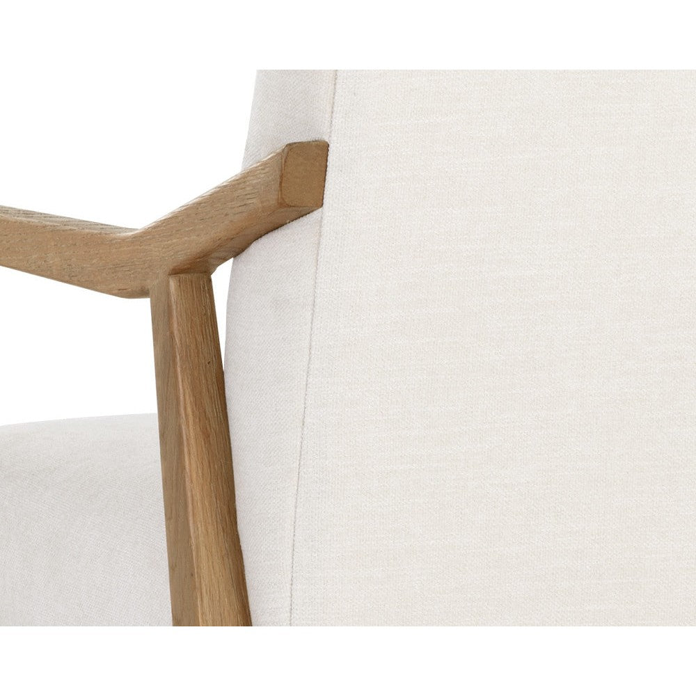 Collin Office Chair - Natural - Heather Ivory Tweed