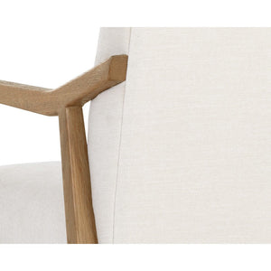 Collin Office Chair - Natural - Heather Ivory Tweed