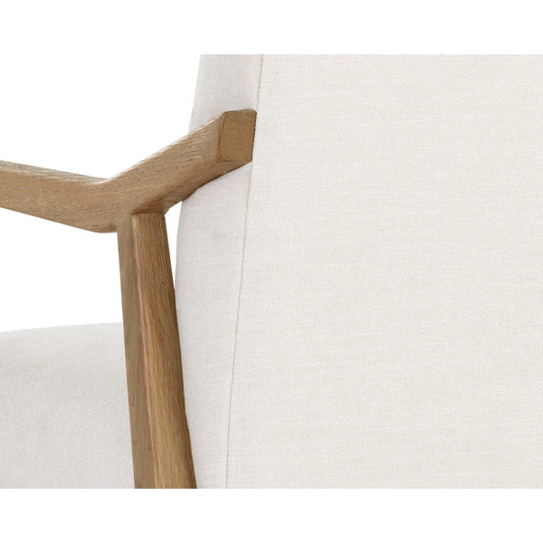 Collin Office Chair - Natural - Heather Ivory Tweed